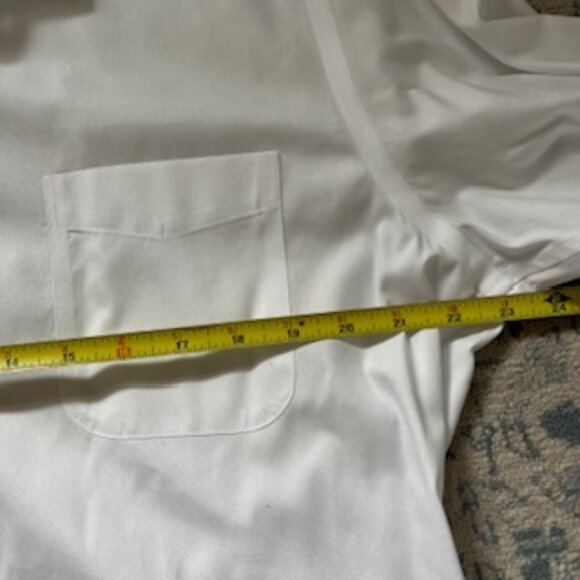 🧡3/15 NWOT Lands' End Outfitters No Iron Oxford Button Down Shirt Men's 16x33 - Picture 4 of 8